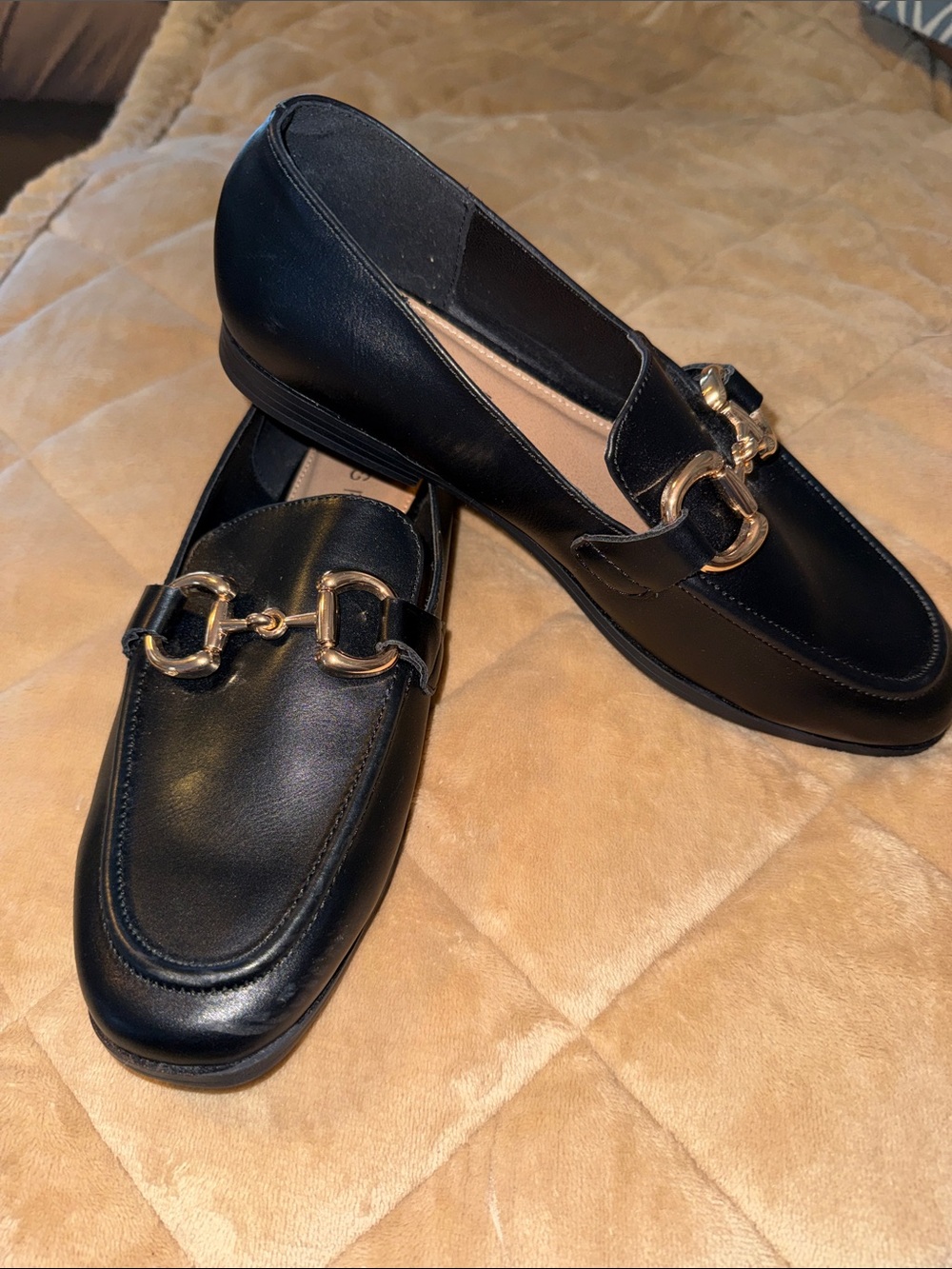 Esprit Black Women's Faux Leather Britney Loafers